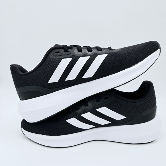 ADIDAS RUNFALCON 3.0 Black/White Men's  Running Shoes HQ3790 - Picture 3 of 8